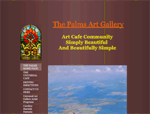 Tablet Screenshot of palmsartgallery.com